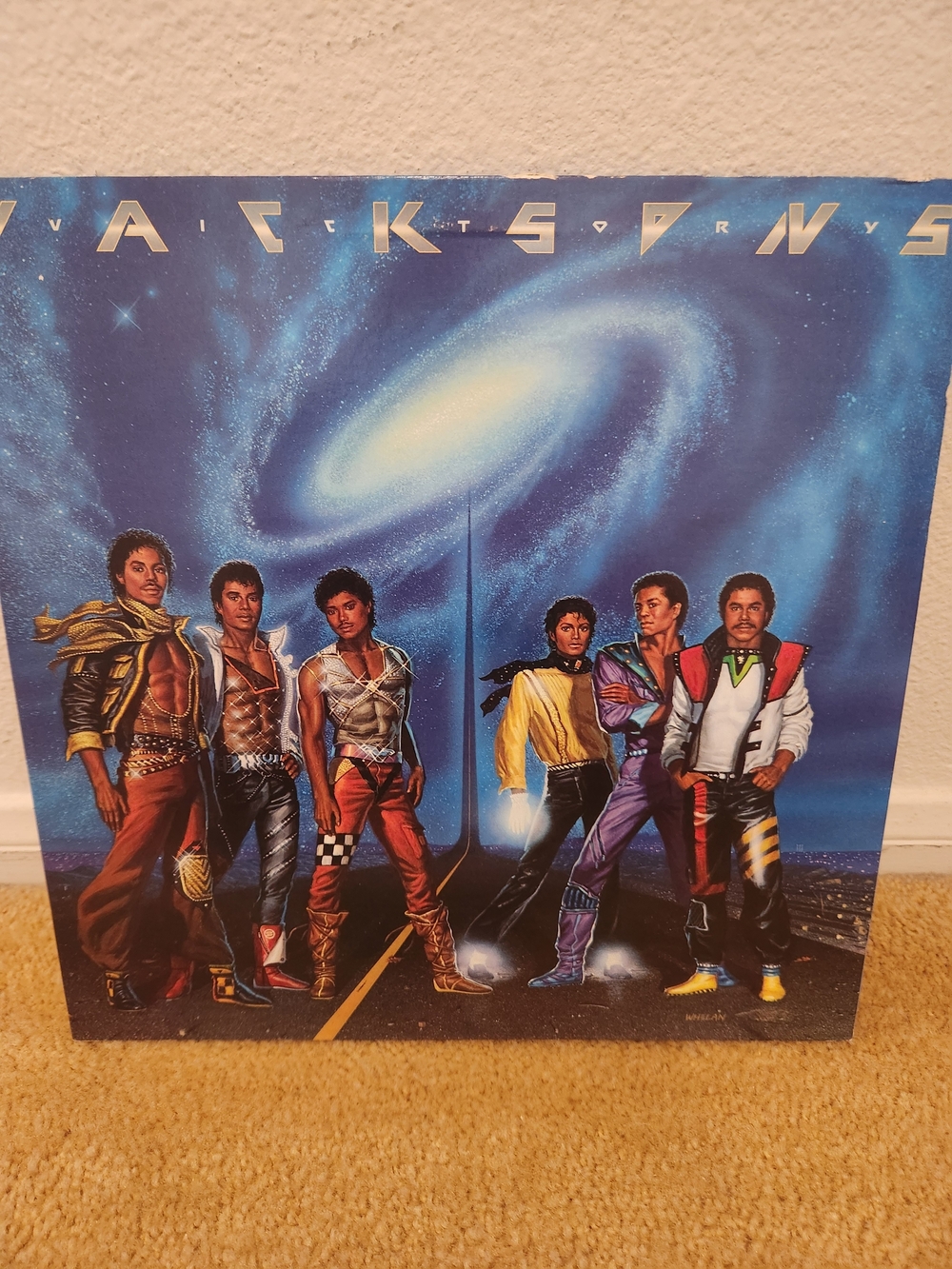 JACKSON Blue Galaxy Vinyl Record - JACKSON